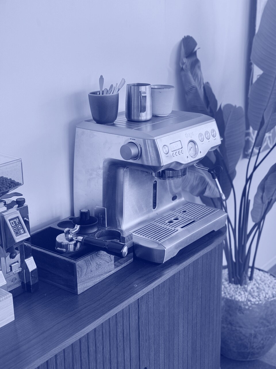 The Blonk.NU office espresso setup